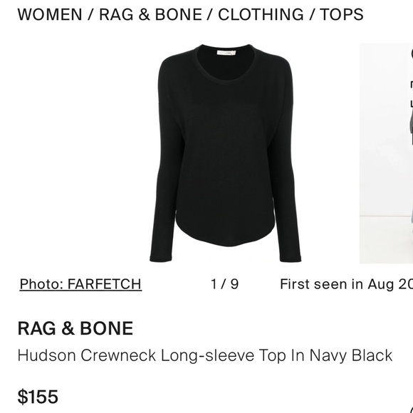 Rag & Bone Hudson Crewneck - Picture 6 of 8